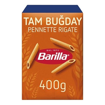 Barilla Tam Buğday Kalem Makarna (Integrale Pennette Rigate) 400 g.