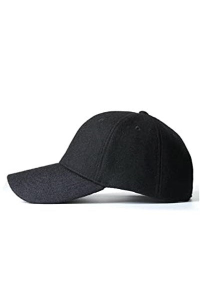 Baseball model Kışlık Yün karışımı 6 parça şapka çeşitli renklerde kepler