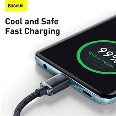 Baseus Crystal Shine 100W 200 cm Type-C Şarj Kablosu - Seçenekler: 1.2 meters, 2 meters