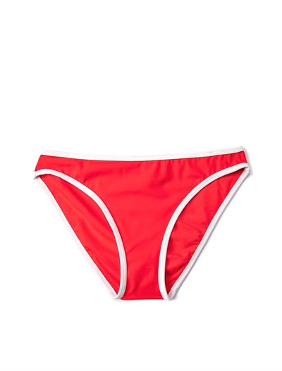 Basic Bikini Altı Biye Detaylı Normal Bel