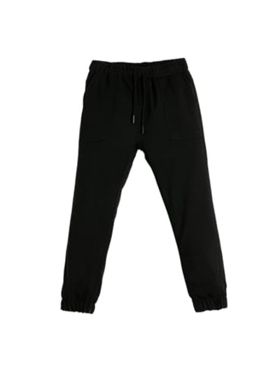 Basic Jogger Kargo Pantolon Beli Bağlamalı Cepli