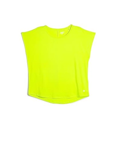Basic Spor Tişört Yarasa Kol Bisiklet Yaka