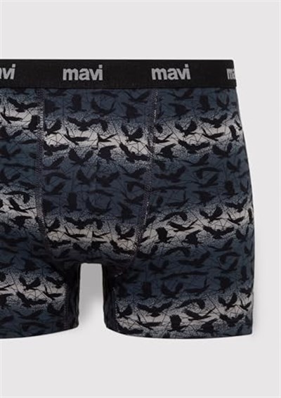 Baskılı Gri Boxer 0910455-32174