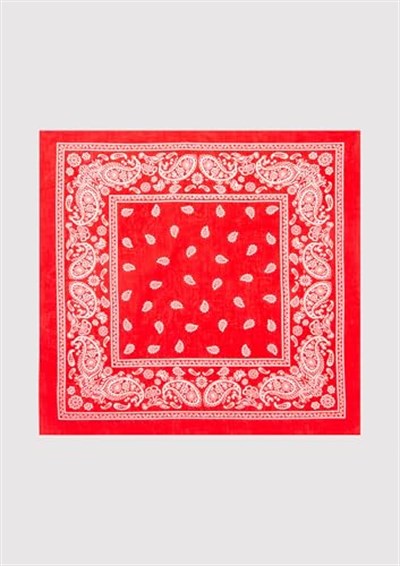 Baskılı Kırmızı Bandana 1911810-82580