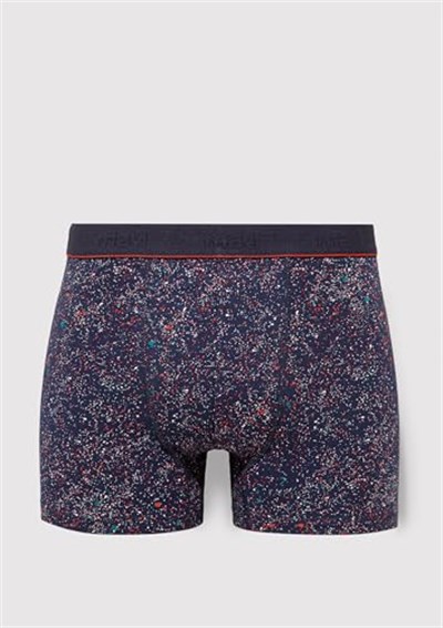 Baskılı Lacivert Boxer 091280-28417