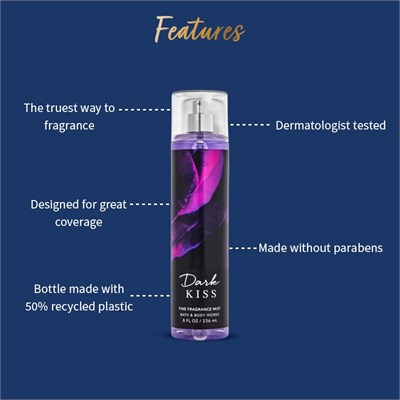 Bath & Body Works Dark Kiss Vücut Spreyi 236 ml