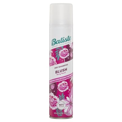Batiste Kuru Şampuan Allık 200ml, Çiçek ve Seksi Kokulu, Yıkama Arasında Saçları Yenilemek İçin Durulama Spreyi İçermeyen (Ambalaj Değişebilir)