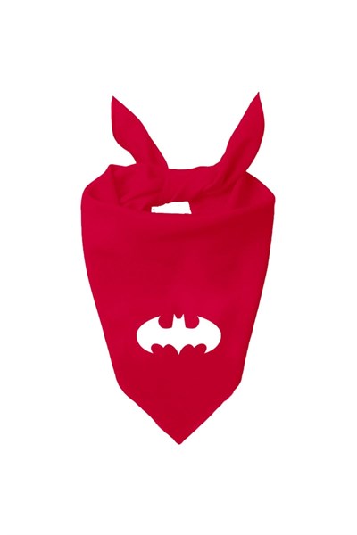 Batman Tasarım Tek Renk Fular