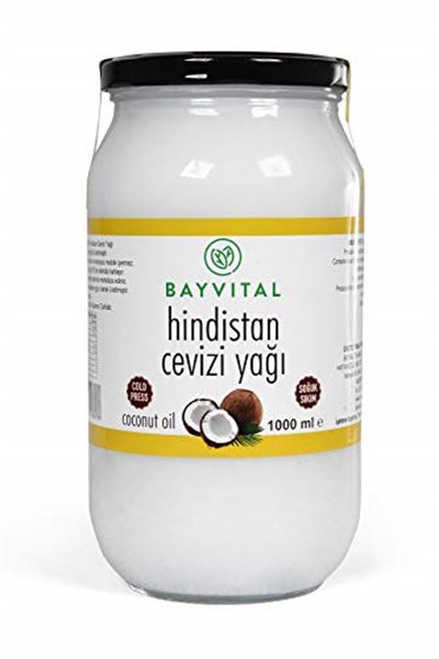 BAYVİTAL SOĞUK SIKIM HİNDİSTAN CEVİZİ YAĞI 1000 ML