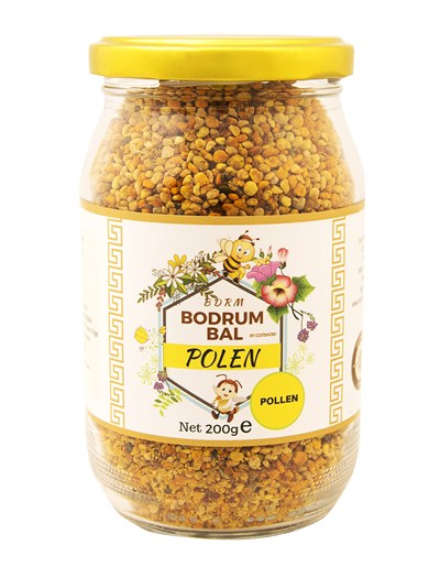 Bdrm Bodrum Bal by Özüdoğru Polen 200 G,% 100 Saf, Anadolu Poleni, Doğal Protein Mineral Vitamin Antioksidan Kaynağı, Cam Kavanoz