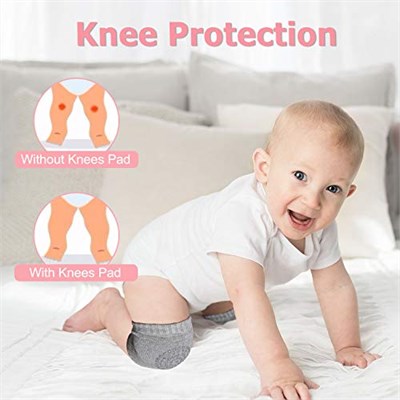 Bebek Kafası Koruyucu ve Bebek Diz Pedleri, emekleme için, Yeni Yürüyen Çocuk Kafa Güvenlik Pedi Yastık Ayarlanabilir Sırt Çantası, Yürüyüş ve Emekleme için Bebek Sırt Koruması, 5-24 ay, Fil
