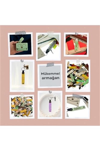 Bebek Mevlidi Hatırası Anahtarlık 40lı Set, Standart, MH-KAN8510X40, Açık Yeşil & Gri, üniseks-bebek