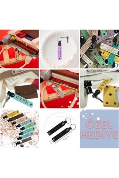 Bebek Mevlidi Hatırası İsim Yazılı Anahtarlık, Standart, MH-KAN8520X40, Yavruağzı & Gri, üniseks-bebek