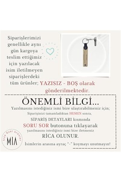 Bebek Mevlidi Hatırası İsim Yazılı Anahtarlık, Standart, MH-KAN8539X40, Gök Mavi & Lacivert, üniseks-bebek
