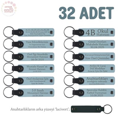 Bebek Mevlidi Hatırası İsim Yazılı Anahtarlık, Standart, MH-KAN8539X32, Gök Mavi & Lacivert, üniseks-bebek