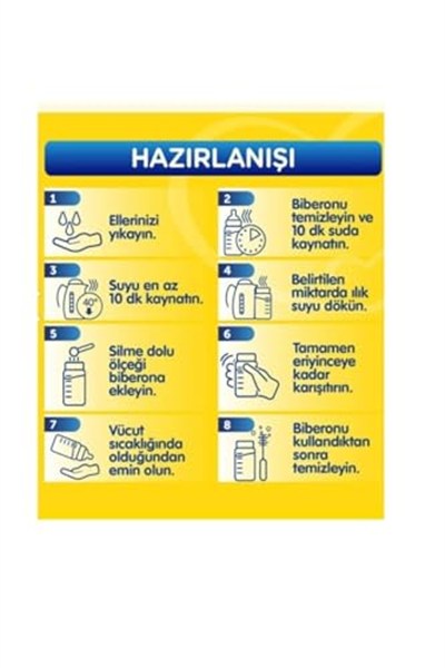 Bebelac 3 Bebek Devam Sütü 800 gr 9-12 Ay X 4 Adet