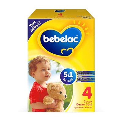Bebelac 4 Çocuk Devam Sütü 400 g 1 Yaş+