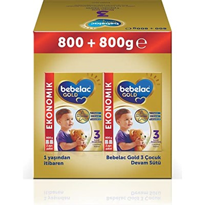 Bebelac Gold 3 Çocuk Devam Sütü 2x800g 1 Yaş+