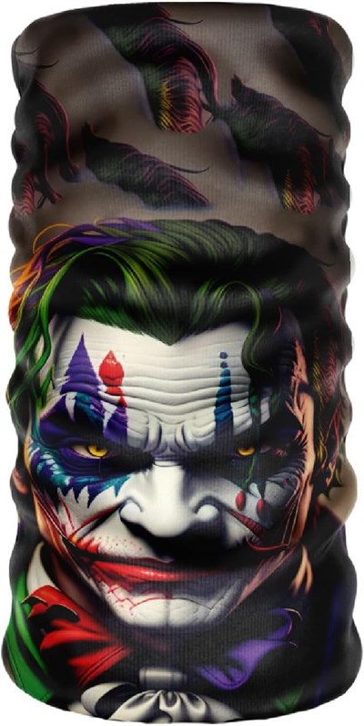 Bebo Store Extreme Spor Motor Ve Bisiklet Kullananlara Özel Desenli Buff Boyunluk Bandana Balaklava - joker-1