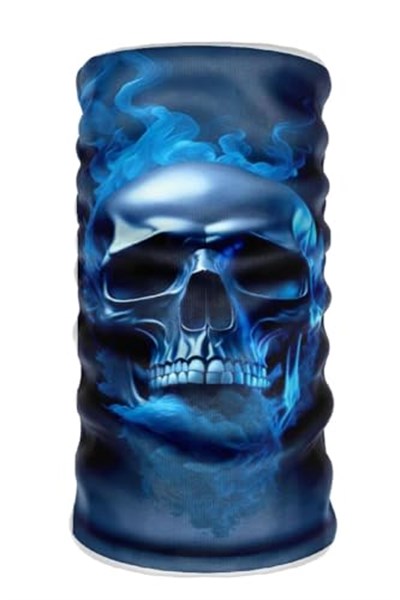 Bebo Store Extreme Spor Motor Ve Bisiklet Kullananlara Özel Desenli Buff Boyunluk Bandana Balaklava - kuru_kafa-3