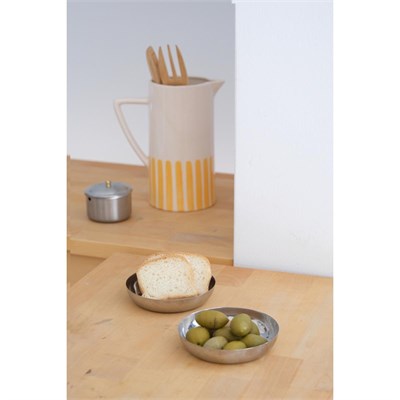 Beige & Stone Çelik 11,5 Cm Atıştırmalık Sosluk 2li Mini Tabak