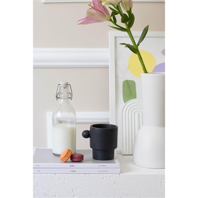 Beige & Stone Colorfull Coffe Collection Top Kulplu El Yapımı Seramik Kupa