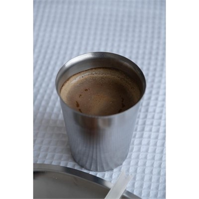 Beige & Stone Dayanıklı Paslanmaz Çelik Kupa Bardak | 200 Ml
