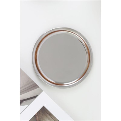 Beige & Stone Metal 18 Cm Tatlı Sunum Tabağı