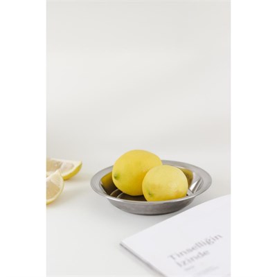 Beige & Stone Paslanmaz Çelik 15,5 Cm Çerez Kahvaltılık Tabağı
