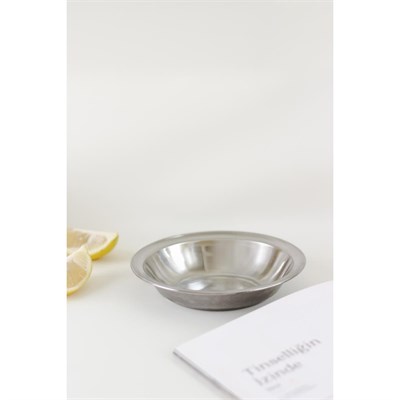 Beige & Stone Paslanmaz Çelik 15,5 Cm Çerez Kahvaltılık Tabağı