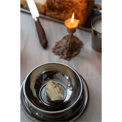 Beige & Stone Paslanmaz Çelik 330 Ml Çerez Meyve Kahvaltılık Kase
