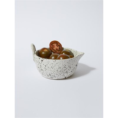 Beige & Stone Seramik Benekli Çırpma Karıştırma Kabı 850 Ml