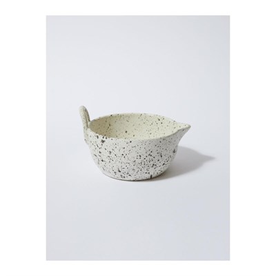 Beige & Stone Seramik Benekli Çırpma Karıştırma Kabı 850 Ml