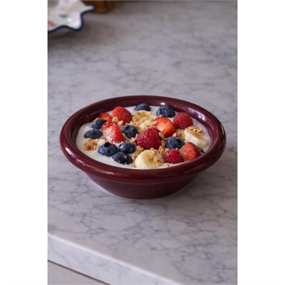 Beige & Stone Seramik Kahverengi Donut Dondurma Bowl Kahvaltılık Tatlı Salata Kase