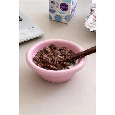 Beige & Stone Seramik Pembe Donut Dondurma Bowl Kahvaltılık Tatlı Salata Kase