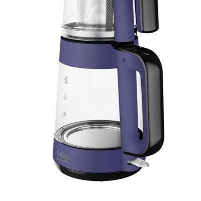 Beko CM 5964 W Mor 1900 W Cam Demlikli Çay Makinesi
