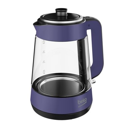 Beko CM 5964 W Mor 1900 W Cam Demlikli Çay Makinesi