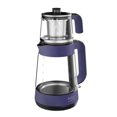 Beko CM 5964 W Mor 1900 W Cam Demlikli Çay Makinesi