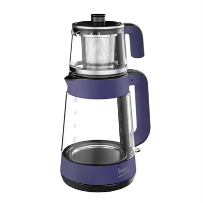 Beko CM 5964 W Mor 1900 W Cam Demlikli Çay Makinesi