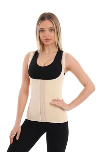 Bel Destekleyici Askılı Sıkılaştırıcı Lateks Doğum Sonrası Latex Korse Bel ve Göbek Korsesi