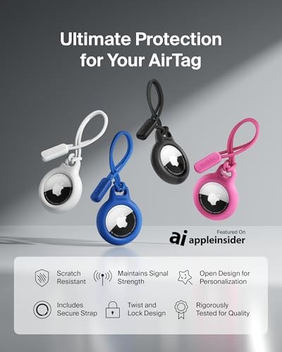 Belkin AirTag için Anahtarlıklı Kılıf - Mavi