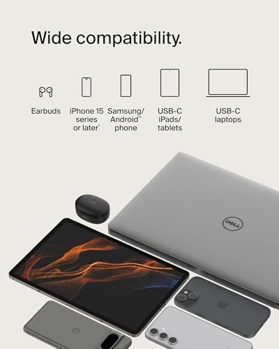 Belkin Boost Charge Örgülü USB-C, Hızlı Şarj Cihazı, USB-C Şarj Kablosu, iPhone 16, 15, Samsung Galaxy S24, S23, Pixel, iPad, MacBook,  - Seçenekler: 1,0 m, 2,0 m, Standart, USB-A - Lightning (PVC)...