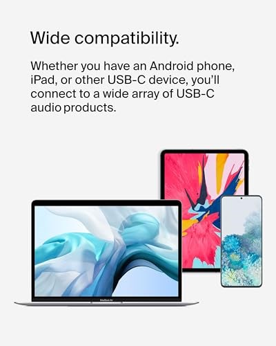Belkin RockStar USB-C Şarj Adaptörlü 3,5 mm Ses, iPad Pro, Galaxy, Note, Google Pixel, LG G6, Sony Xperia, OnePlus ve Daha Fazlası ile Uyumlu USB-C Ses Adaptörü - Siyah