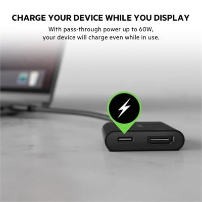 Belkin USB-C-HDMI Adaptörü Şarj Cihazı AVC002btBK,4K UHD Videoyu, Bağlı Cihazlar için 60 W’a kadar Doğrudan İletim Gücünü Deste - Seçenekler: USB C to HDMI, Multimedya Adaptörü, USB C to Multimedia...
