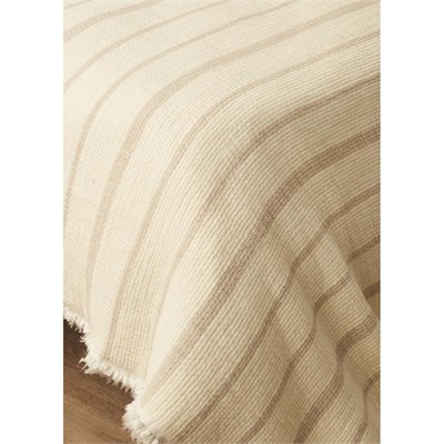 Bella Maison %100 Pamuk Bahama Müslin Dolgulu Çok Amaçlı Çift Kişilik Yatak Örtüsü Seti Krem (230x250 Cm) Krem