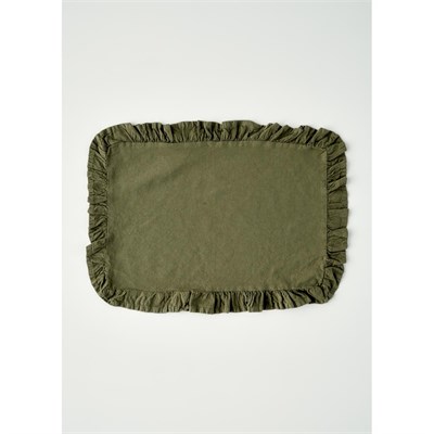 Bella Maison %100 Pamuk Elegance Amerikan Servis Haki (35x45 Cm) Haki