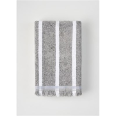 Bella Maison %100 Pamuk Ella Banyo Havlusu Gri (90x150 Cm) Gri