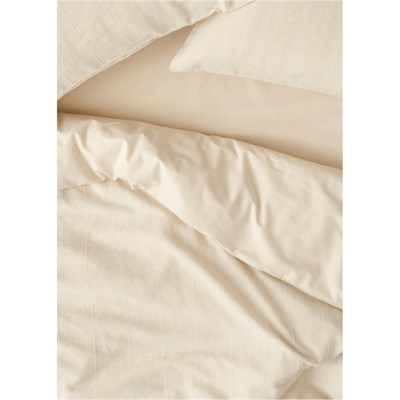 Bella Maison %100 Pamuk Harvey King Size Kişilik Nevresim Takımı Bej (240x220 Cm) Bej