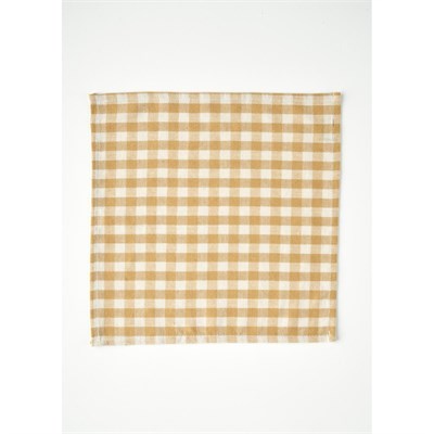 Bella Maison %100 Pamuk Pavia Peçete Hardal (40x40 Cm) Hardal
