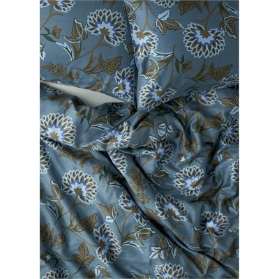 Bella Maison %100 Pamuk Saten Arora King Size Nevresim Takımı Mavi (240x220 Cm) Mavi